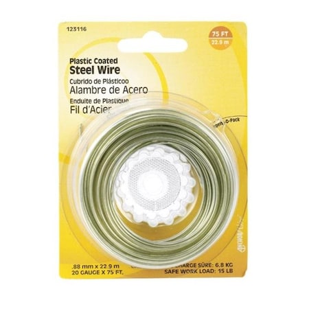 Hillman 123116-N 75 ft. Steel Wire- pack of 6 5061189